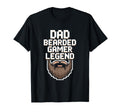 Funny Gamer Bearded Dad Gaming Dad Beard T-Shirt - Graphic Print Unisex - T-Shirt, Sweatshirt, Hoodie