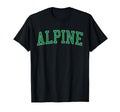 Alpine Ca Distressed Green Varsity T-Shirt - Casual Everyday Wear Men Women - T-Shirt, Sweatshirt, Hoodie