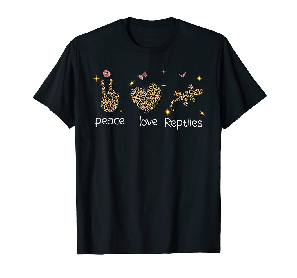 Reptiles Lover Peace Lover Leopard T-Shirt - Aesthetic Graphic Men Women - T-Shirt, Sweatshirt, Hoodie