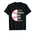 Worlds Best Baseball Mom T-Shirt - Casual Everyday Wear Men Women - T-Shirt, Sweatshirt, Hoodie