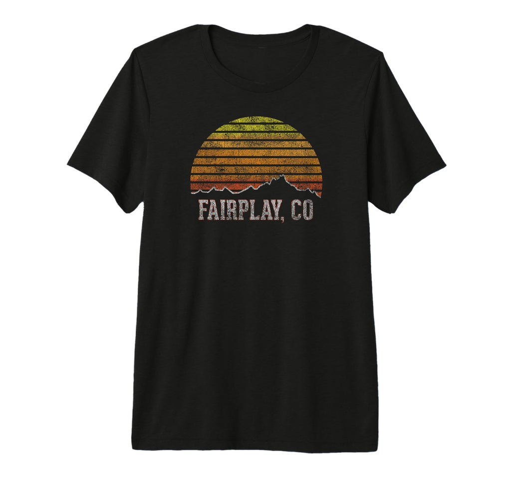 Fairplay Co Mountain Sunset T-Shirt - Trendy Graphic Men Women - T-Shirt, Sweatshirt, Hoodie