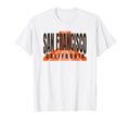 San Francisco Orange Brown San Francisco T-Shirt - Graphic Print Unisex - T-Shirt, Sweatshirt, Hoodie