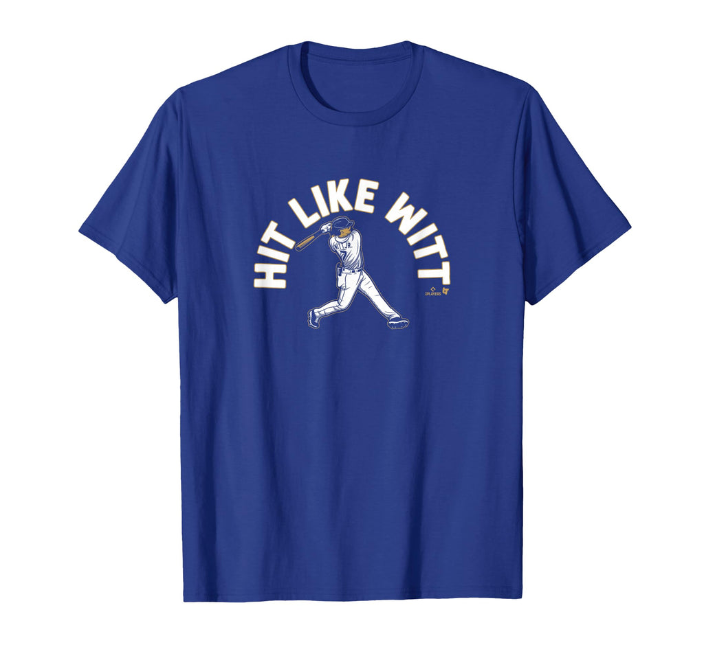 Bobby Witt Jr Hit Like Witt Kansas City T-Shirt - Graphic Print Unisex - T-Shirt, Sweatshirt, Hoodie