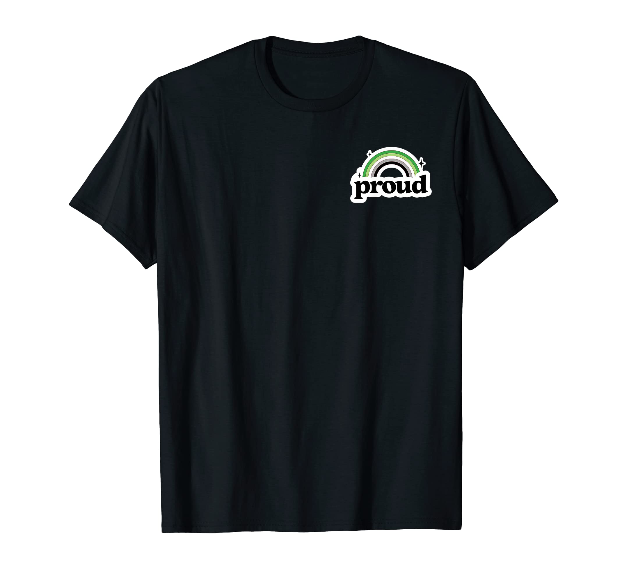 Aromantic Pride Flag Proud Aro T-Shirt - Novelty Apparel Men Women - T-Shirt, Sweatshirt, Hoodie