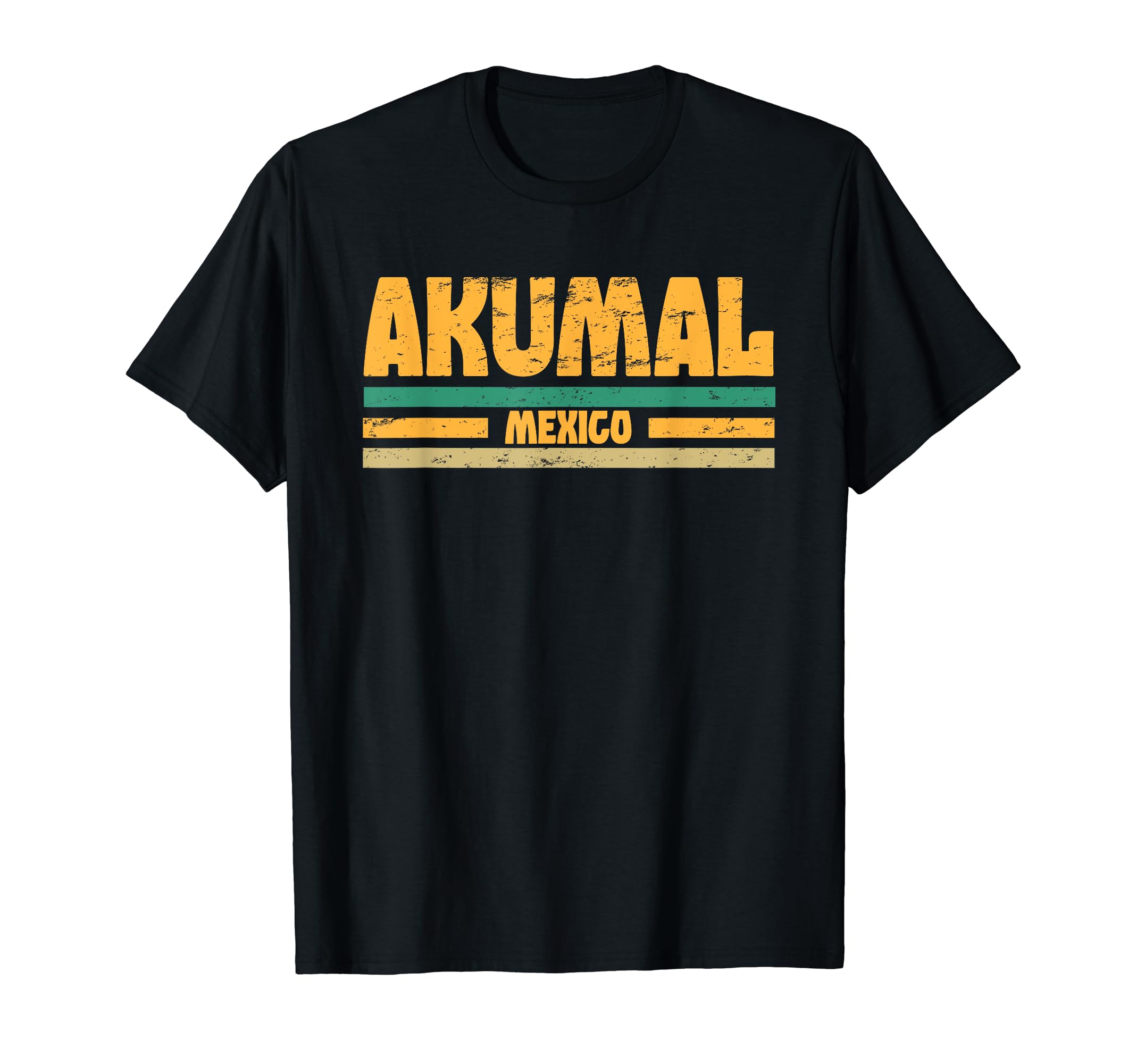 Akumal Mexico Distressed T-Shirt - Streetwear Style for Adults - T-Shirt, Sweatshirt, Hoodie