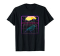 Floppy Disk Synthwave Sunset Evil T-Shirt - Minimalist Print for Adults - T-Shirt, Sweatshirt, Hoodie