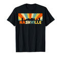 Nashville City Skyline 70S T-Shirt - Casual Everyday Wear for Adults - T-Shirt, Sweatshirt, Hoodie