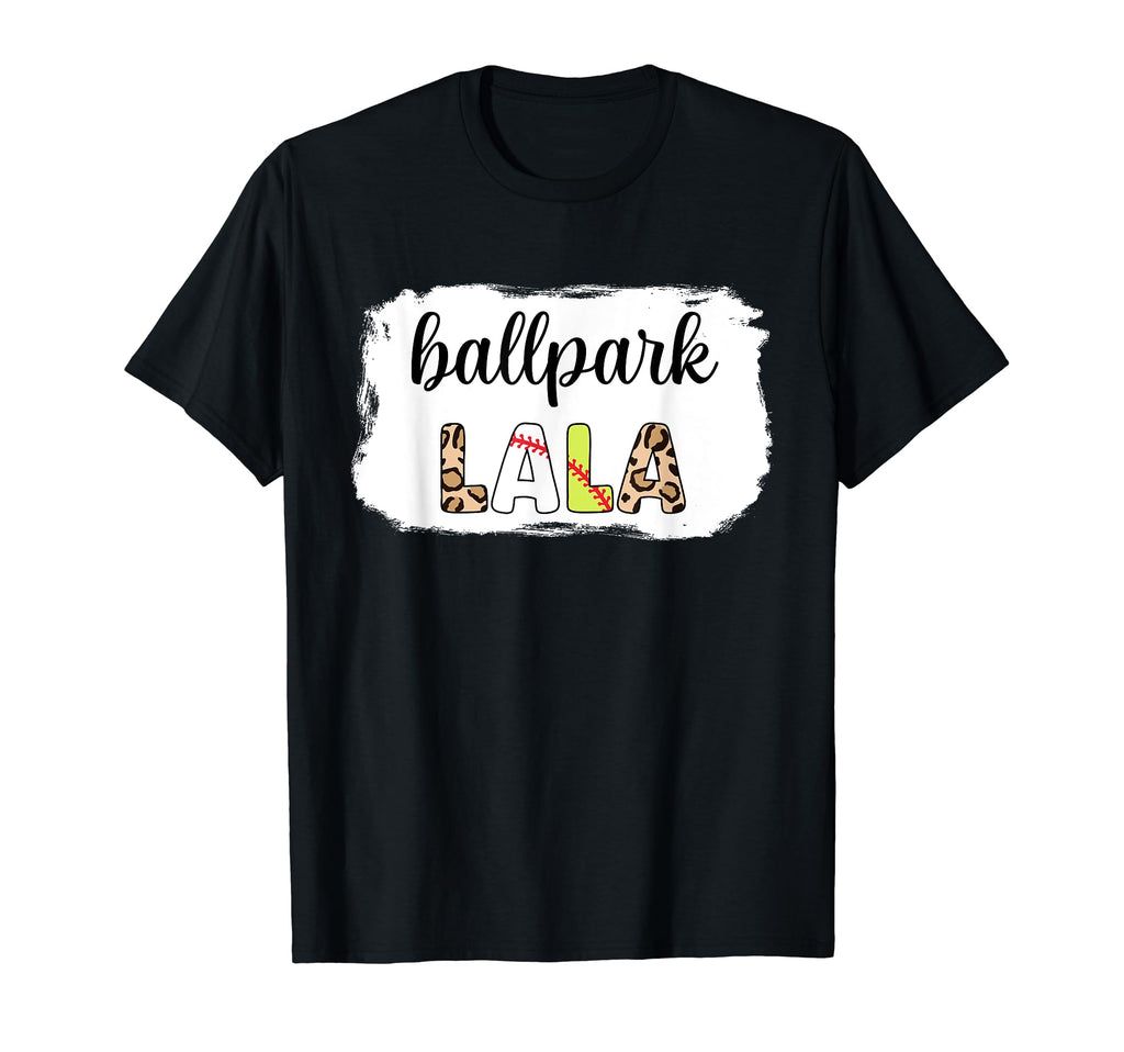 Bleached Ballpark Lala Baseball Softball T-Shirt - Graphic Print Men Women - T-Shirt, Sweatshirt, Hoodie