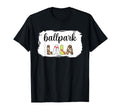 Bleached Ballpark Lala Baseball Softball T-Shirt - Graphic Print Men Women - T-Shirt, Sweatshirt, Hoodie