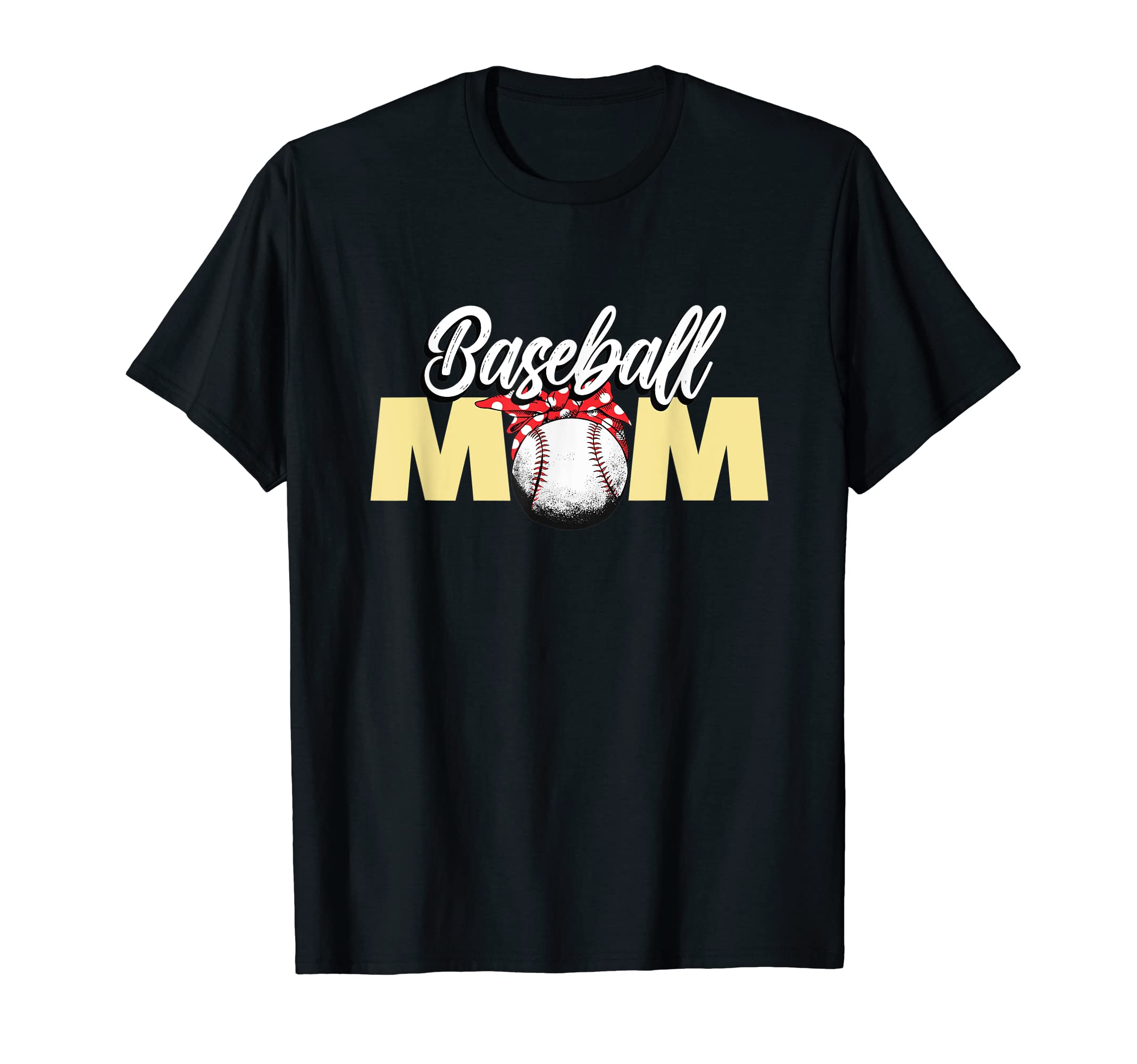 Baseball Mom T-Shirt - Graphic Print Unisex - T-Shirt, Sweatshirt, Hoodie