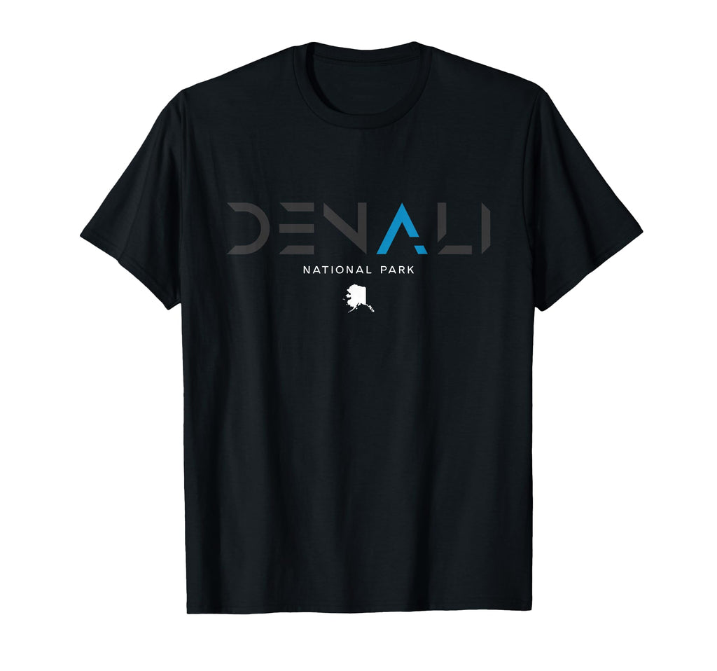 Denali National Park Alaska Tonal T-Shirt - Fun Novelty Design for Adults - T-Shirt, Sweatshirt, Hoodie