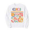 Gigi Boho Floral Folk Art Flowers Sweatshirt - Novelty Apparel Unisex - T-Shirt, Sweatshirt, Hoodie