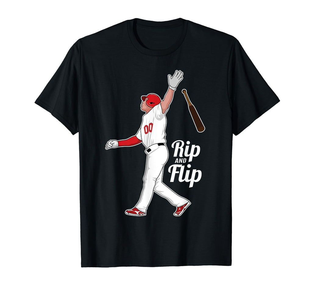 Rip It And Flip It Baseball Bat T-Shirt - Novelty Apparel for Adults - T-Shirt, Sweatshirt, Hoodie