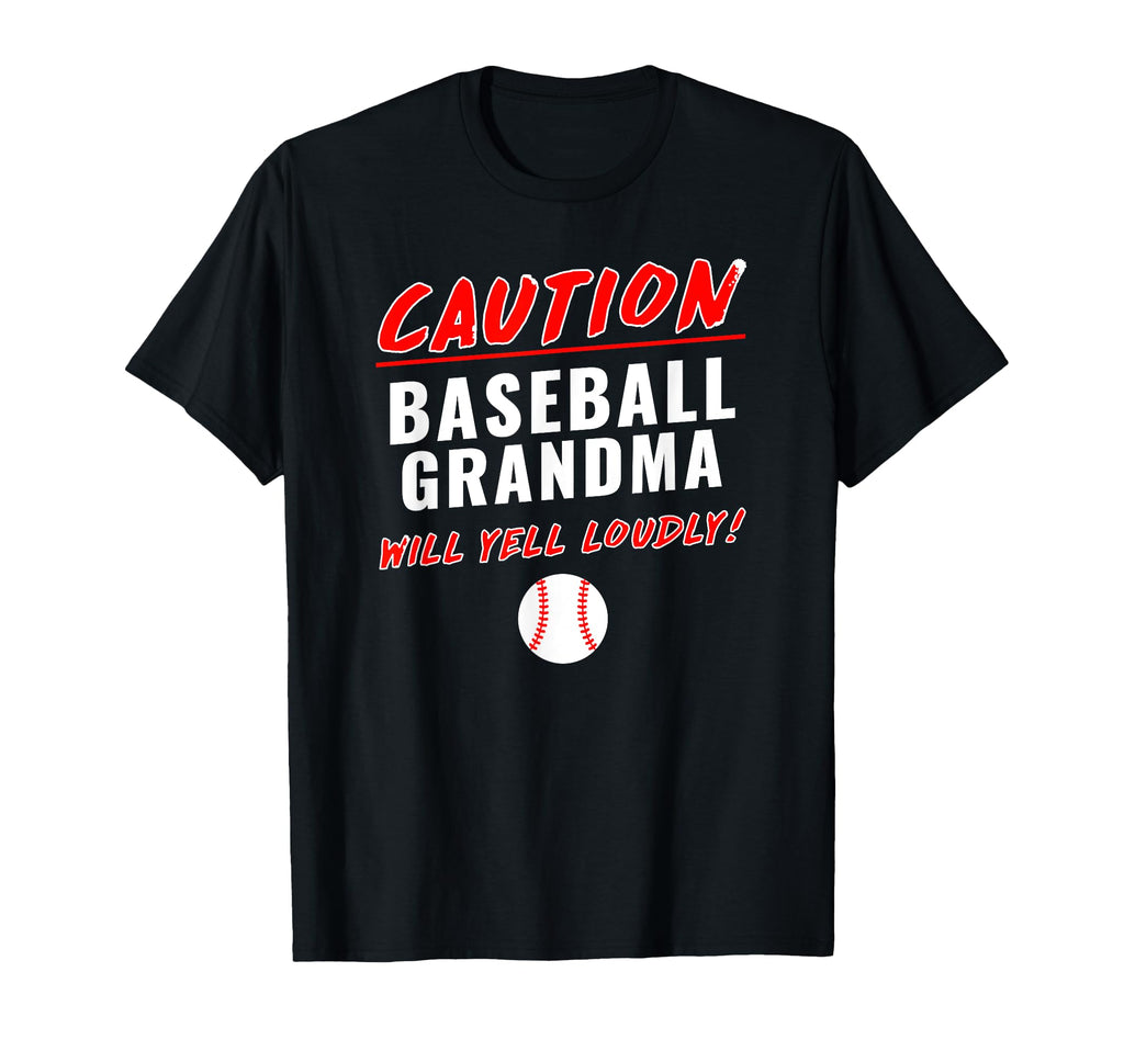 Baseball Grandma Funny T-Shirt - Unique Graphic for Adults - T-Shirt, Sweatshirt, Hoodie