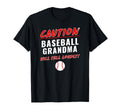 Baseball Grandma Funny T-Shirt - Unique Graphic for Adults - T-Shirt, Sweatshirt, Hoodie
