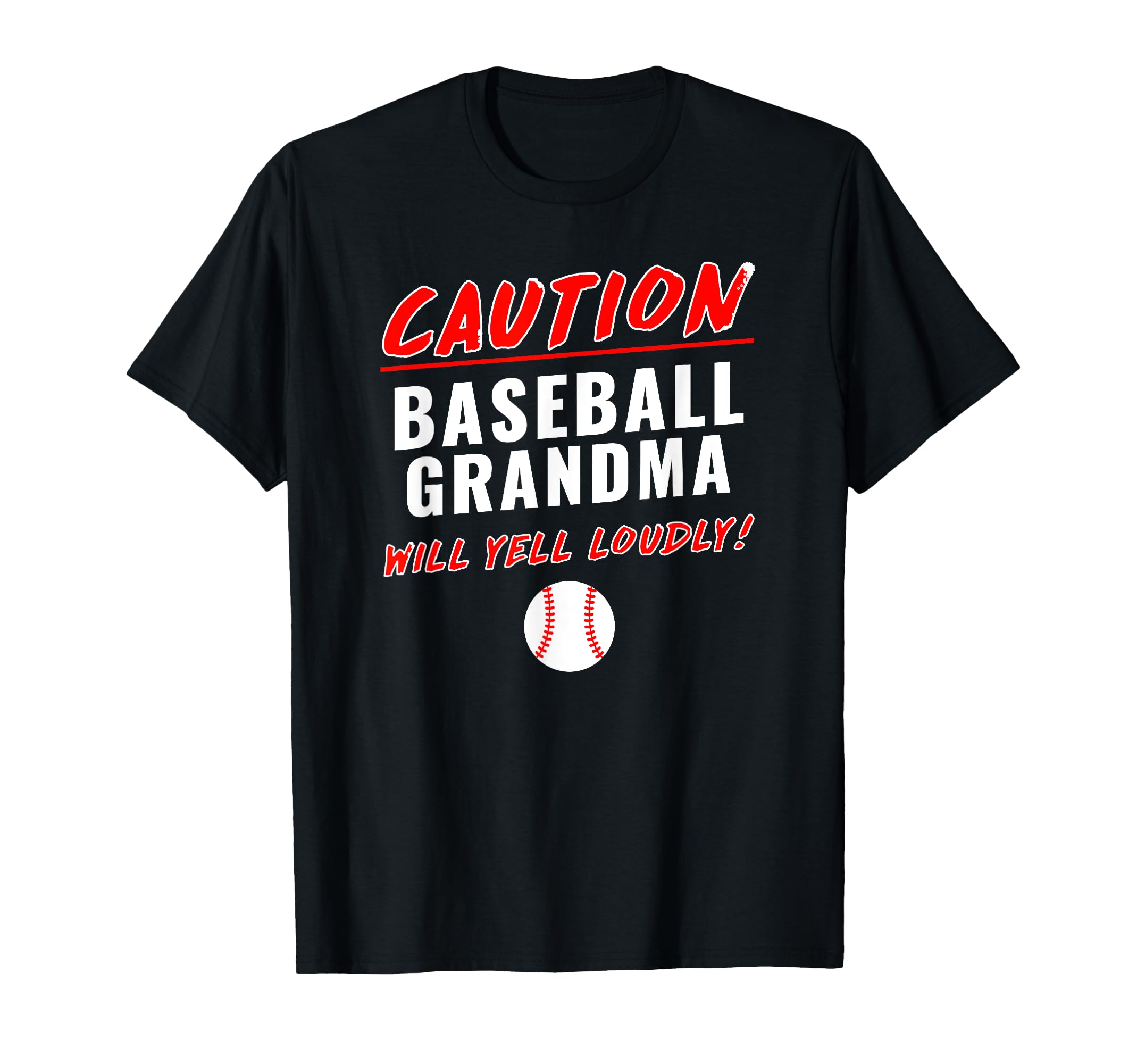 Baseball Grandma Funny T-Shirt - Unique Graphic for Adults - T-Shirt, Sweatshirt, Hoodie