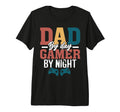 Dad Day Gamer Night Fathers Day Tri T-Shirt - Fun Novelty Design Men Women - T-Shirt, Sweatshirt, Hoodie