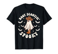 Western Halloween Ghost Funny Boot Scootin T-Shirt - Unique Graphic Unisex - T-Shirt, Sweatshirt, Hoodie