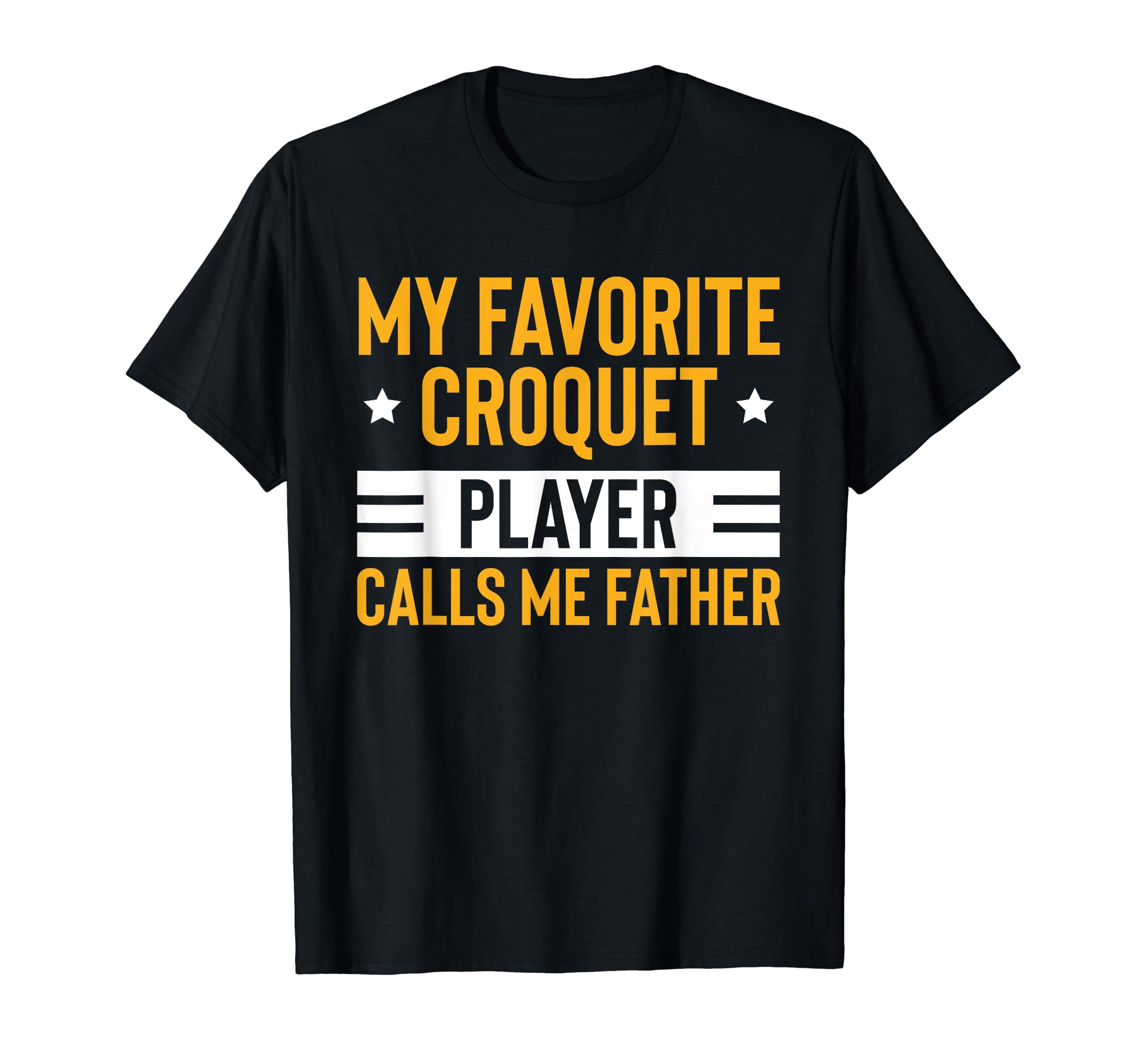 Croquet Lawn Game Croquet Player Fathers T-Shirt - Custom Art Print Unisex - T-Shirt, Sweatshirt, Hoodie