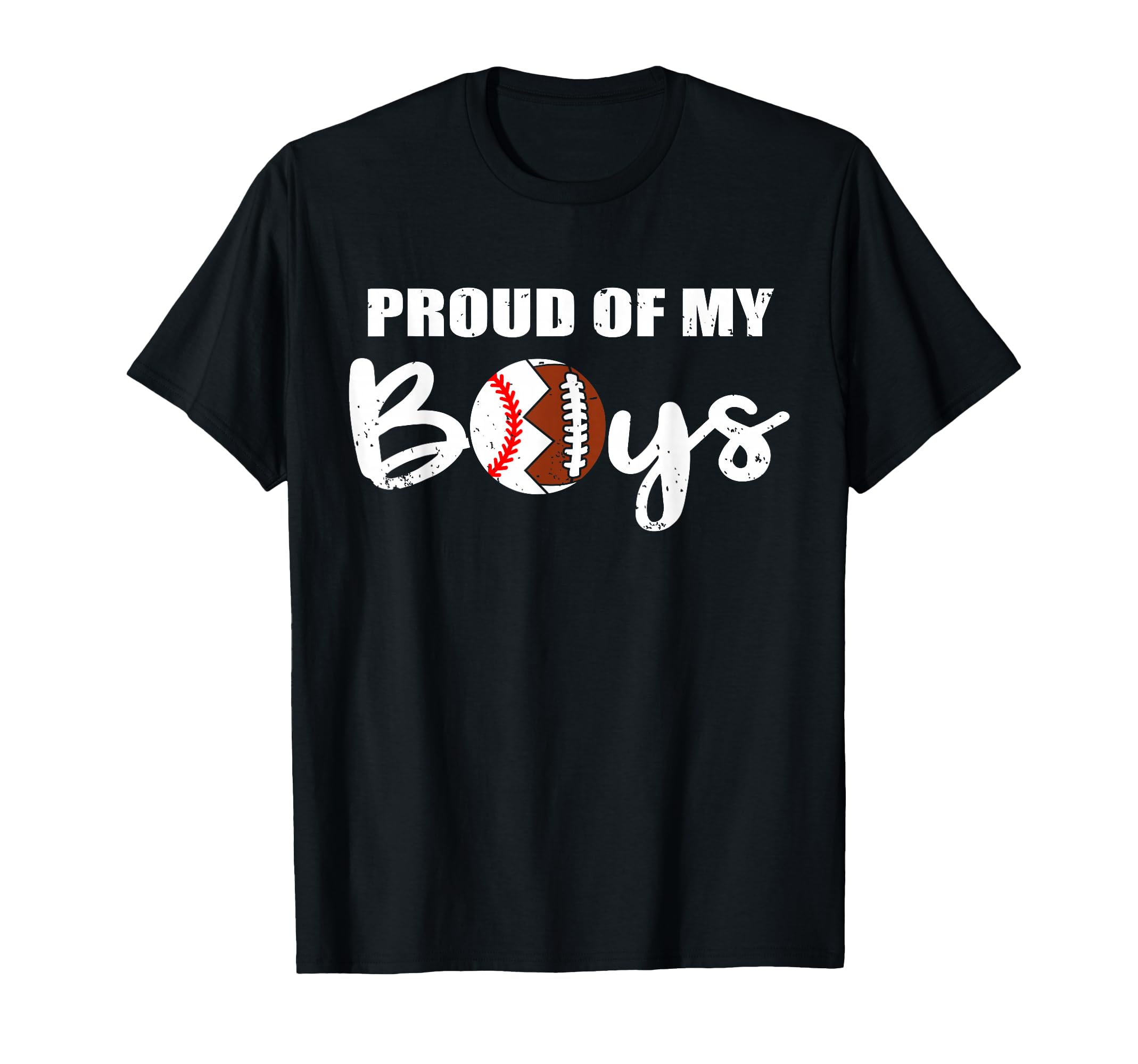 Proud My Funny Baseball Football T-Shirt - Fun Novelty Design for Adults - T-Shirt, Sweatshirt, Hoodie