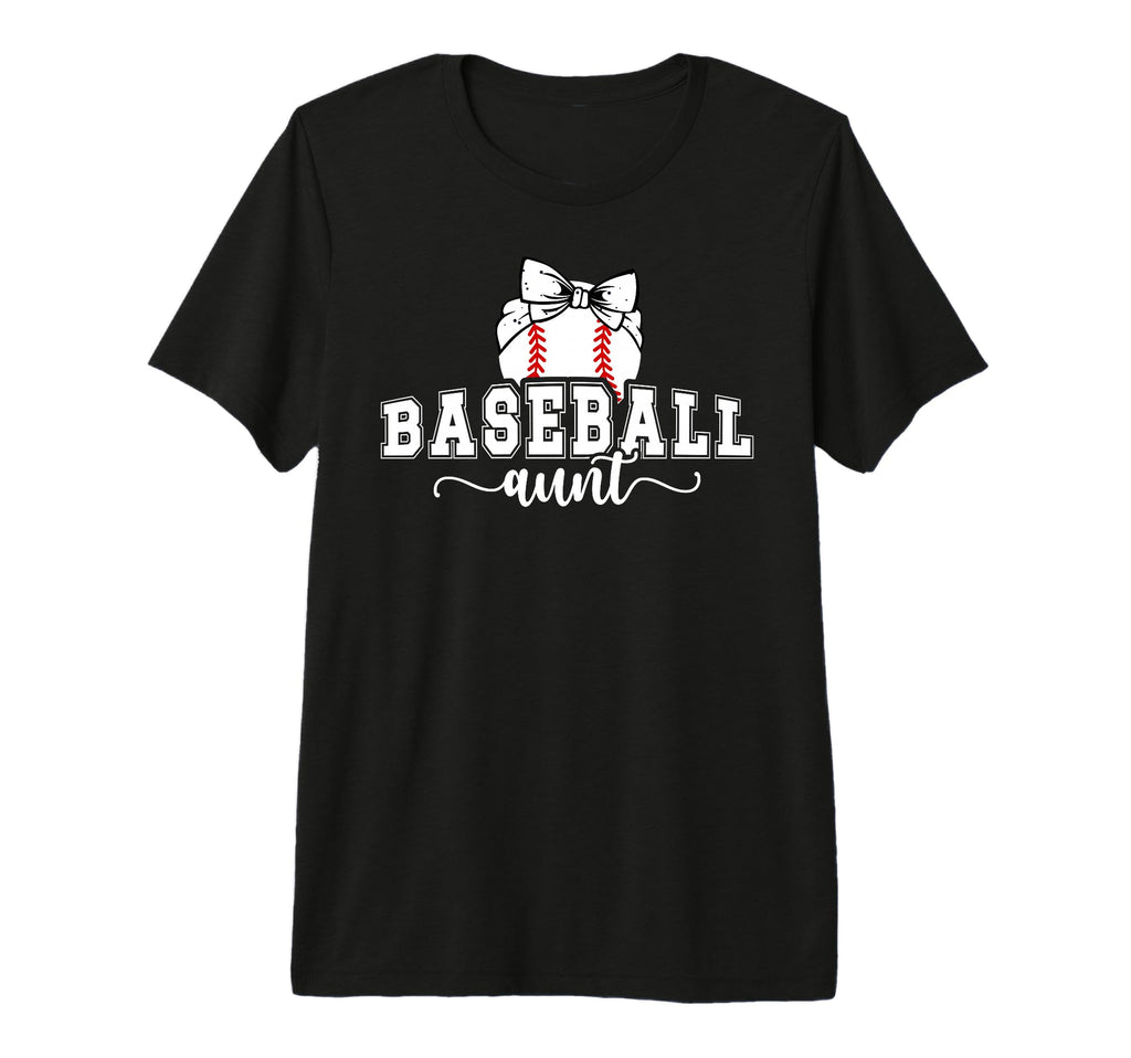 Baseball Aunt Proud Aunt Baseball T-Shirt - Custom Art Print Men Women - T-Shirt, Sweatshirt, Hoodie