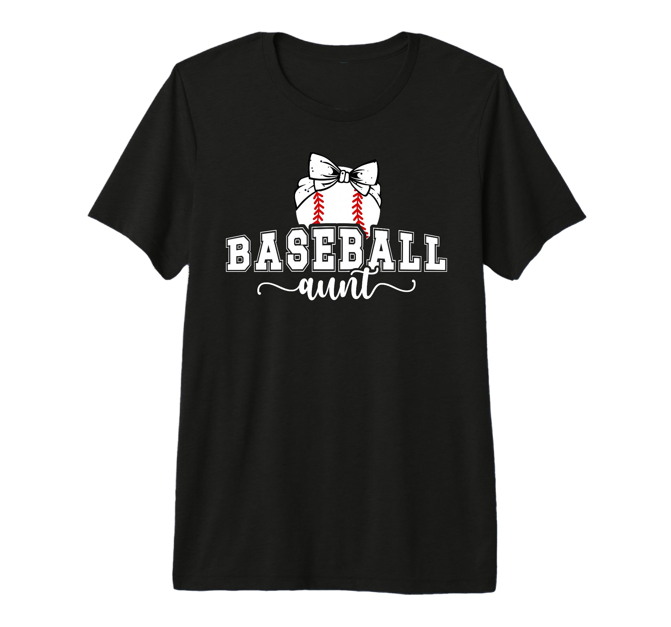 Baseball Aunt Proud Aunt Baseball T-Shirt - Custom Art Print Men Women - T-Shirt, Sweatshirt, Hoodie