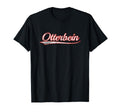 Otterbein Varsity Distressed Throwback T-Shirt - Graphic Print Unisex - T-Shirt, Sweatshirt, Hoodie
