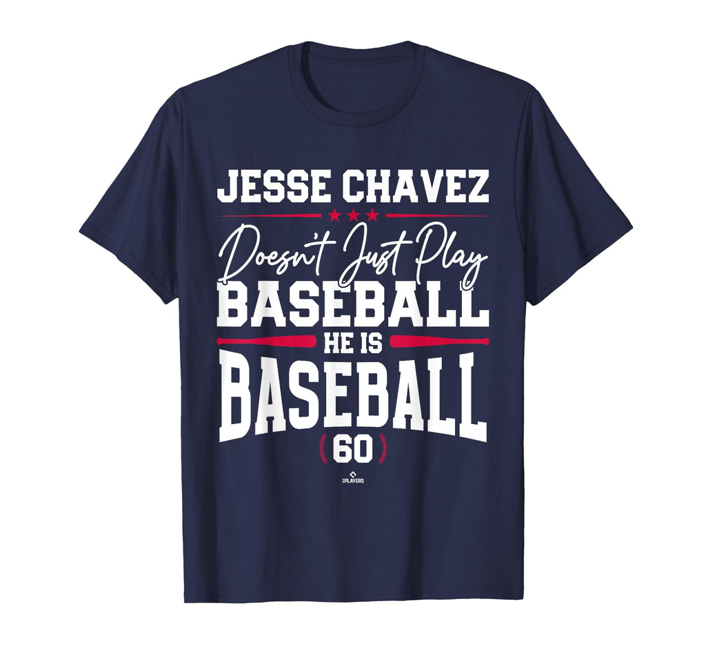 He Is Baseball Jesse Chavez Atlanta T-Shirt - Trendy Graphic Men Women - T-Shirt, Sweatshirt, Hoodie
