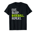 Eat Sleep Baseball Player Fan Coach T-Shirt - Trendy Graphic Men Women - T-Shirt, Sweatshirt, Hoodie