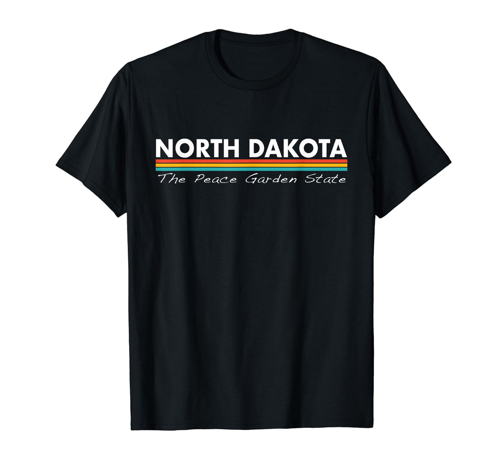 North Dakota Stripes T-Shirt - Custom Art Print Unisex - T-Shirt, Sweatshirt, Hoodie