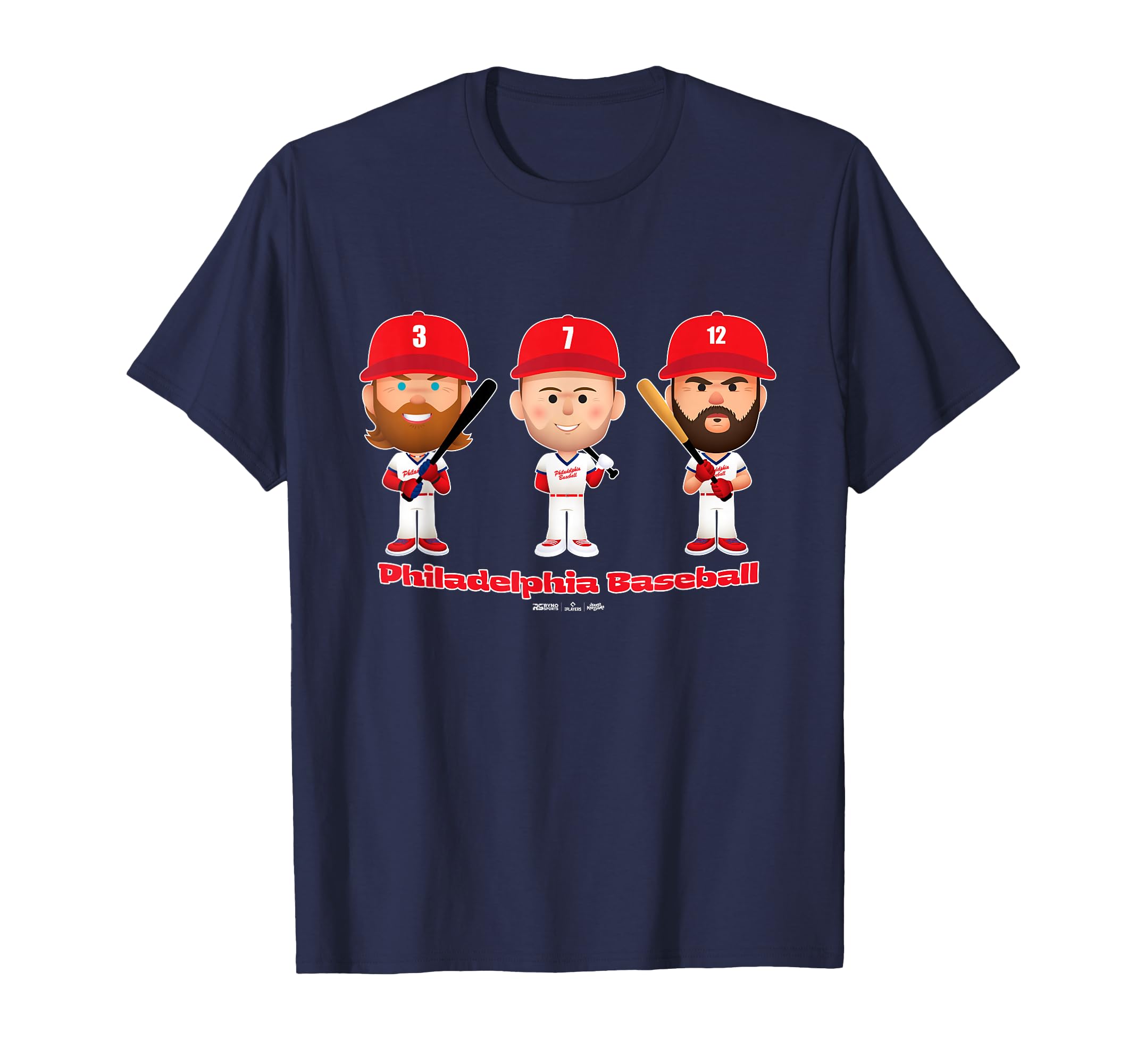 Philadelphia Baseball Players T-Shirt - Casual Everyday Wear for Adults - T-Shirt, Sweatshirt, Hoodie