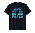 Peace Sign Love 60S 70S Hippie Boho T-Shirt - Unique Graphic for Adults - T-Shirt, Sweatshirt, Hoodie