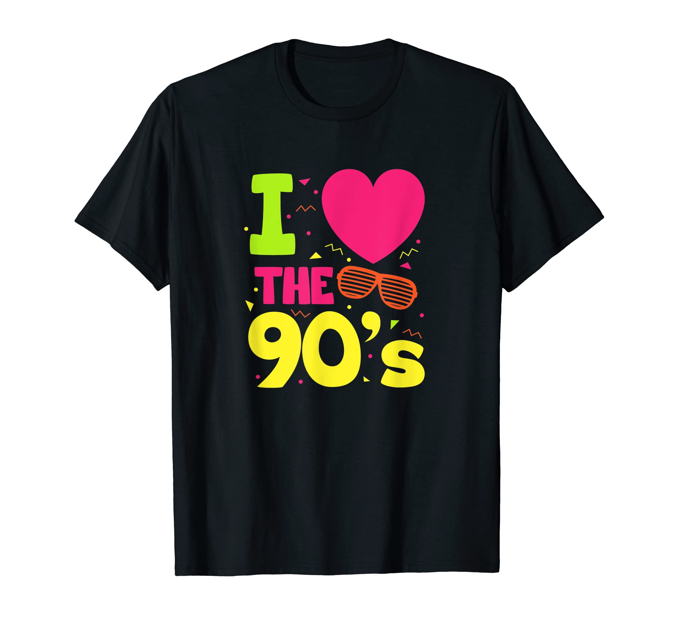 I Love 90S Nineties Vibes Nostalgic T-Shirt - Casual Everyday Wear Unisex - T-Shirt, Sweatshirt, Hoodie