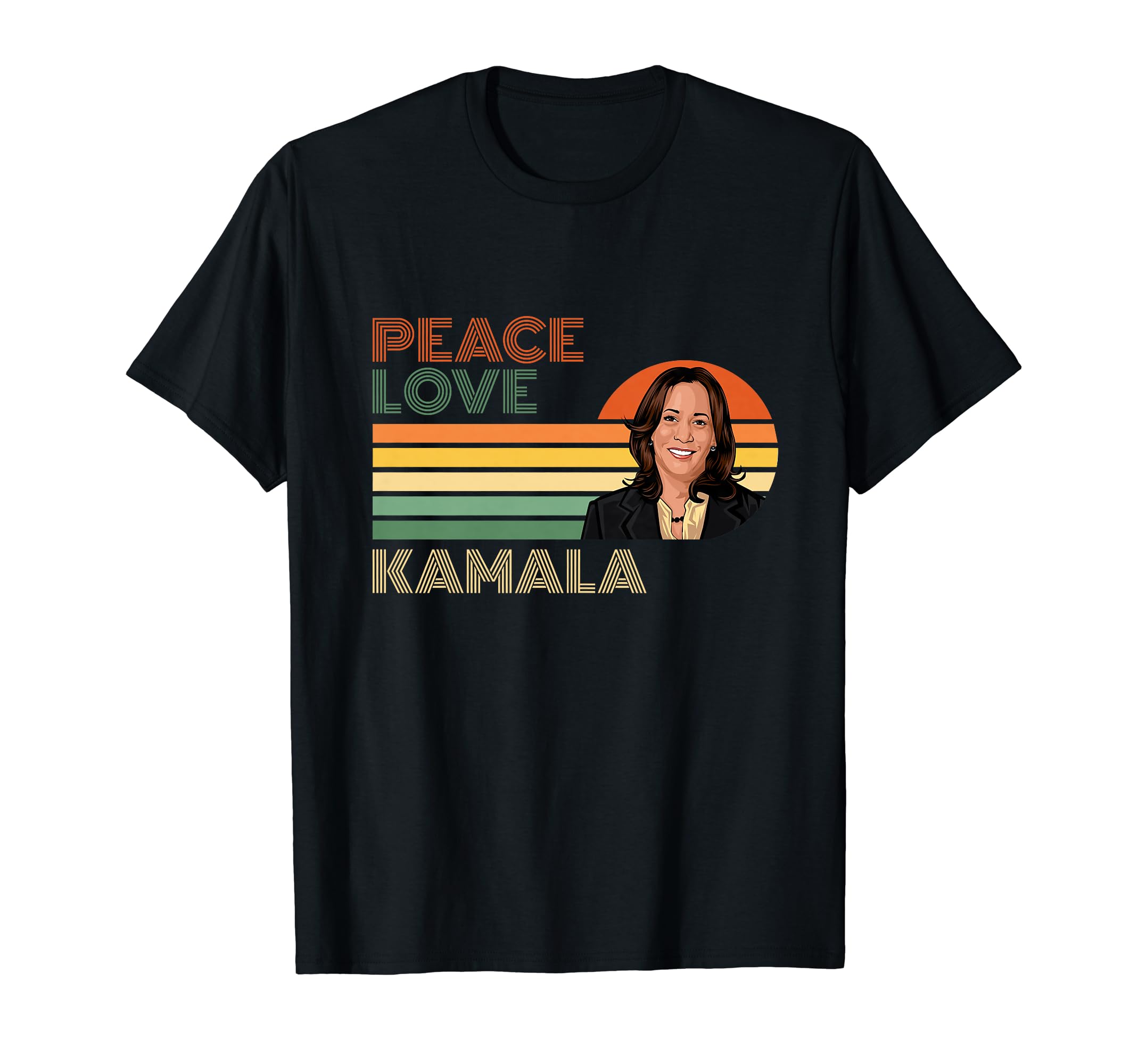 Kamala Harris President 2024 Sunset T-Shirt - Aesthetic Graphic Men Women - T-Shirt, Sweatshirt, Hoodie