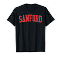 Sanford Fl Varsity Red Text T-Shirt - Custom Art Print for Adults - T-Shirt, Sweatshirt, Hoodie