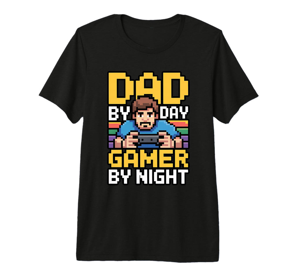 Dad Day Gamer Night Tri Blend T-Shirt - Fun Novelty Design Men Women - T-Shirt, Sweatshirt, Hoodie