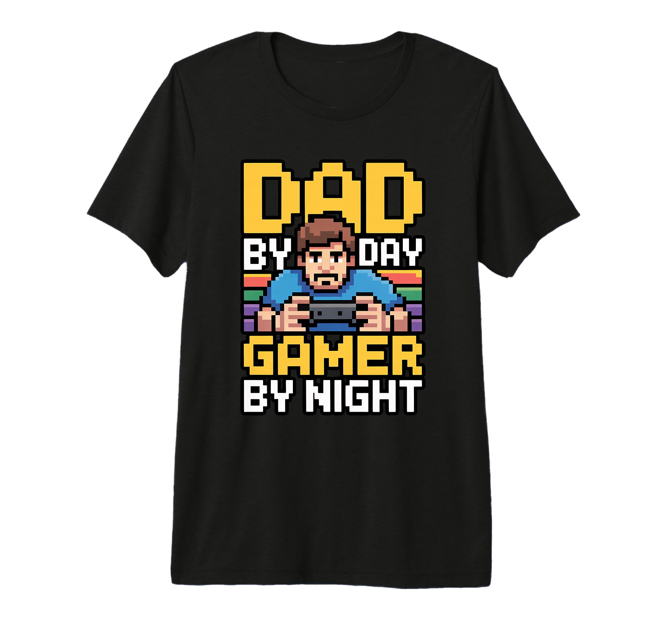 Dad Day Gamer Night Tri Blend T-Shirt - Fun Novelty Design Men Women - T-Shirt, Sweatshirt, Hoodie