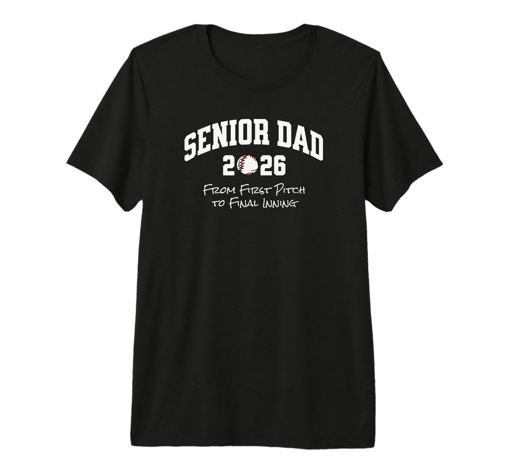 Baseball Senior Dad 2026 From T-Shirt - Casual Everyday Wear for Adults - T-Shirt, Sweatshirt, Hoodie