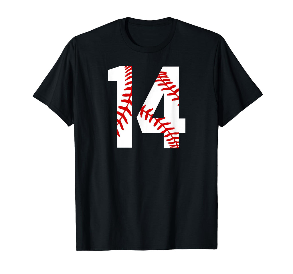 Baseball Mom 14 Jersey Baseball Player T-Shirt - Unique Graphic for Adults - T-Shirt, Sweatshirt, Hoodie