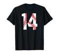 Baseball Mom 14 Jersey Baseball Player T-Shirt - Unique Graphic for Adults - T-Shirt, Sweatshirt, Hoodie