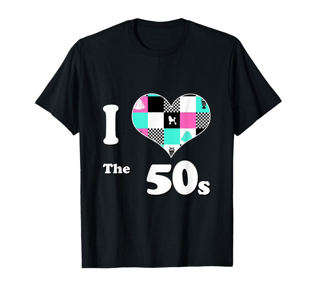 60S 1950S 1960S Diner Grid I T-Shirt - Casual Everyday Wear Men Women - T-Shirt, Sweatshirt, Hoodie