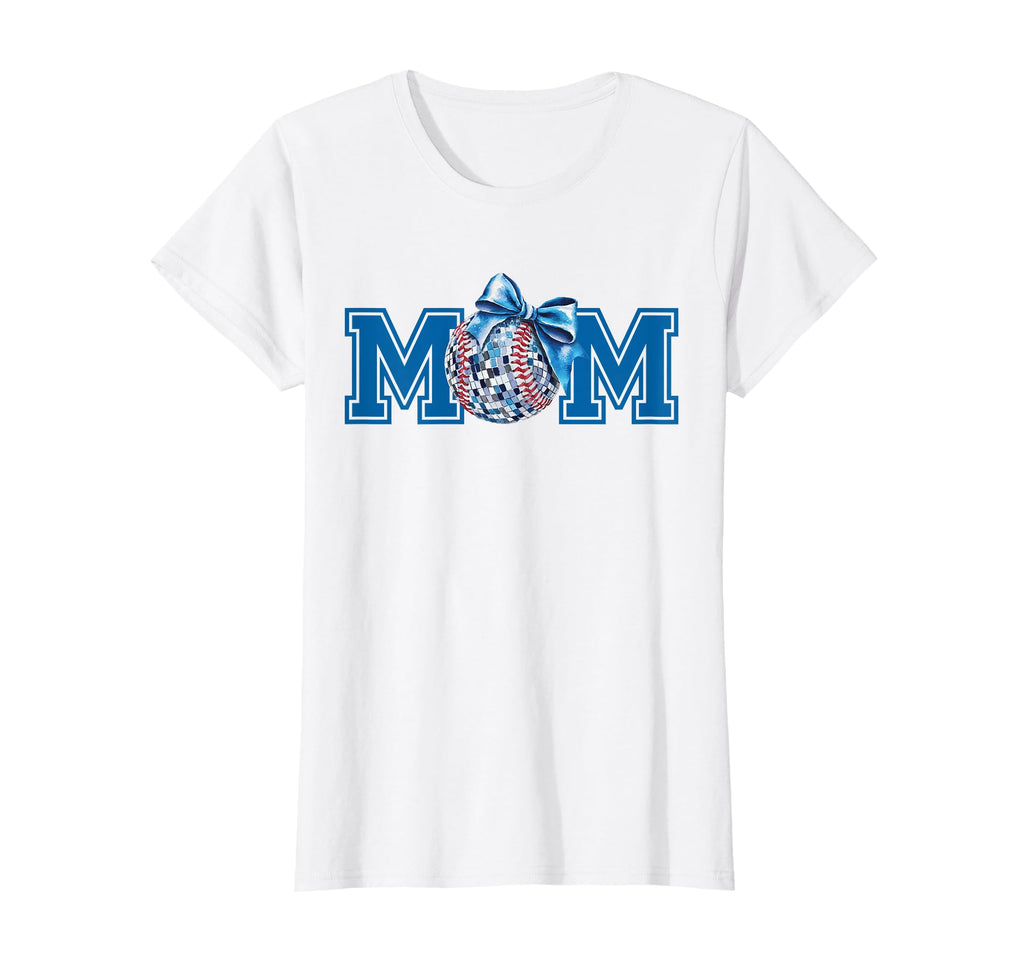 Disco Volleyball Coquette Bow Mom T-Shirt - Novelty Apparel Men Women - T-Shirt, Sweatshirt, Hoodie