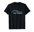 West Virginia Wv Sunrise Mountains T-Shirt - Aesthetic Graphic Men Women - T-Shirt, Sweatshirt, Hoodie