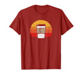 Distressed Coffee Cup 80S Sun T-Shirt - Streetwear Style for Adults - T-Shirt, Sweatshirt, Hoodie