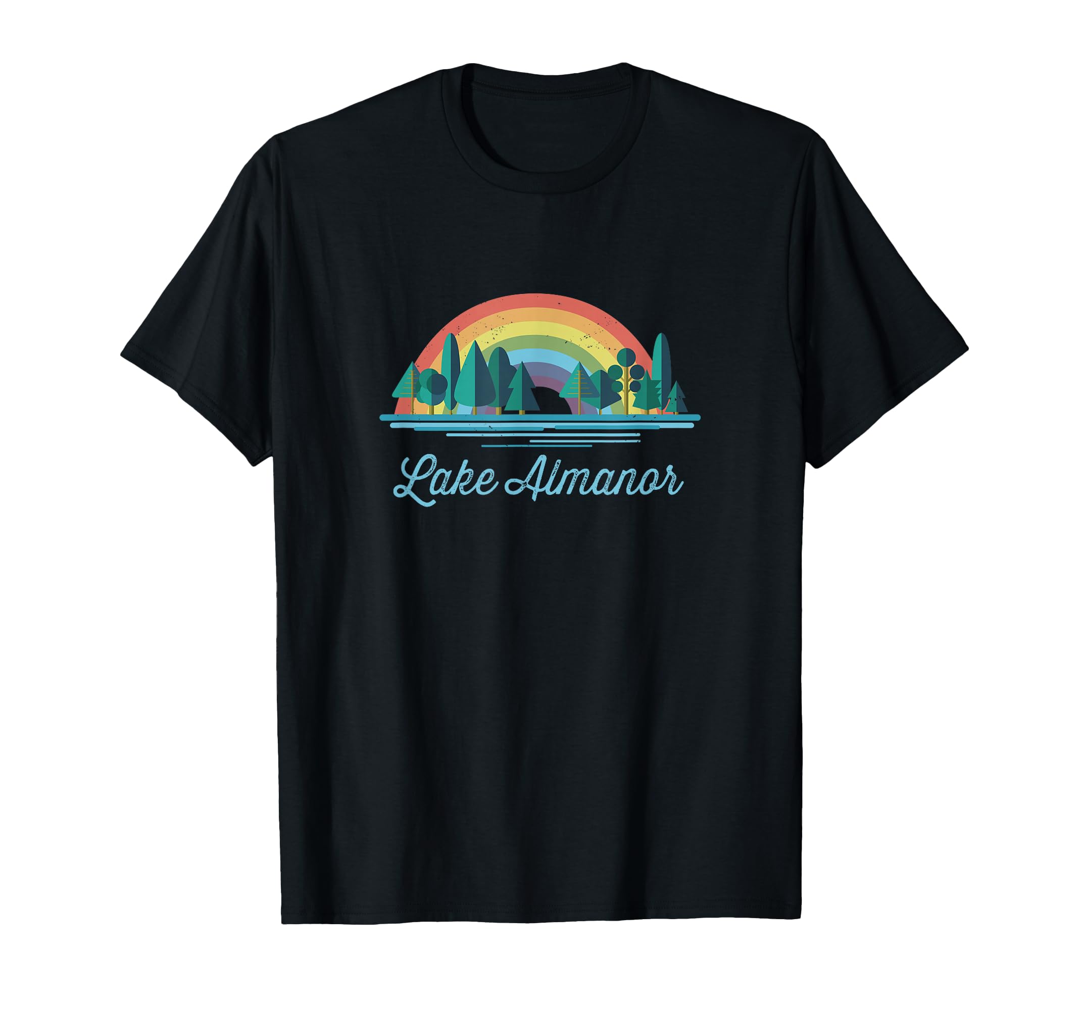 Lake Almanor Rainbow Lake Souvenir T-Shirt - Casual Everyday Wear Unisex - T-Shirt, Sweatshirt, Hoodie