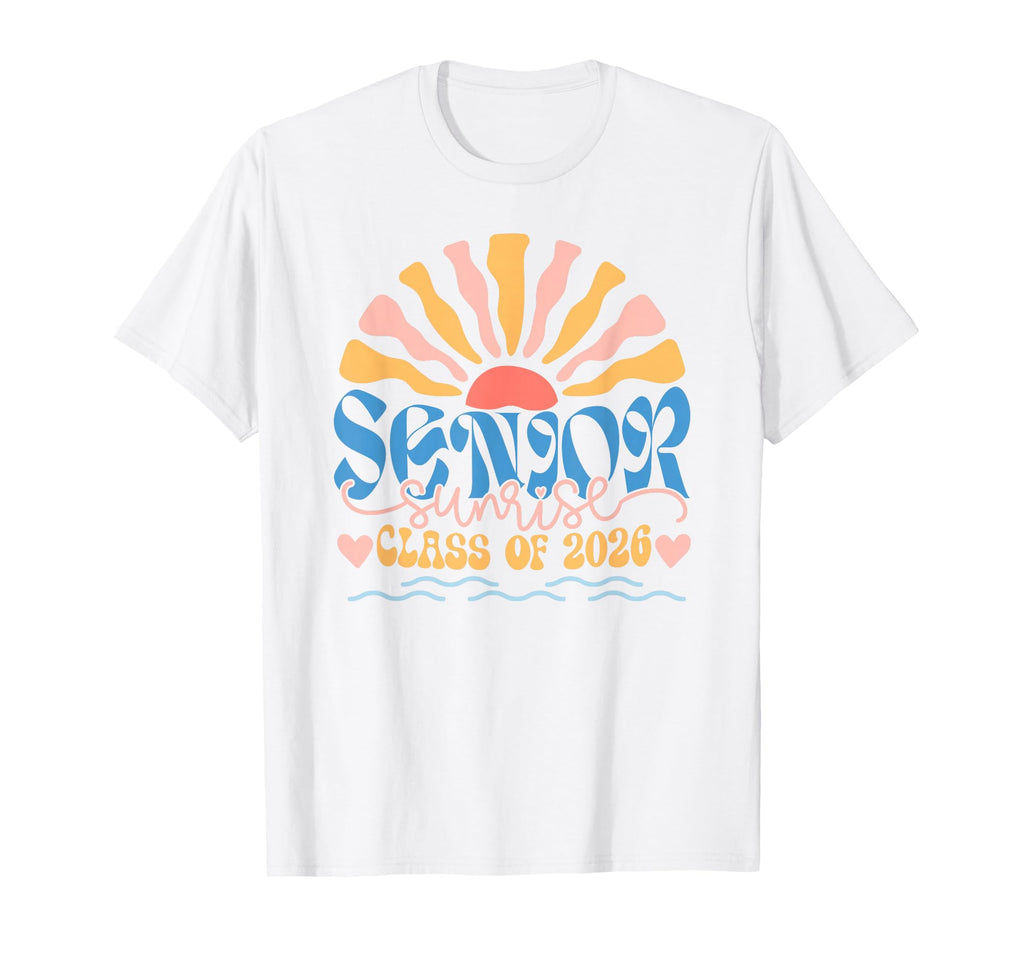 Senior Sunrise 2026 Boho Colorful T-Shirt - Streetwear Style for Adults - T-Shirt, Sweatshirt, Hoodie