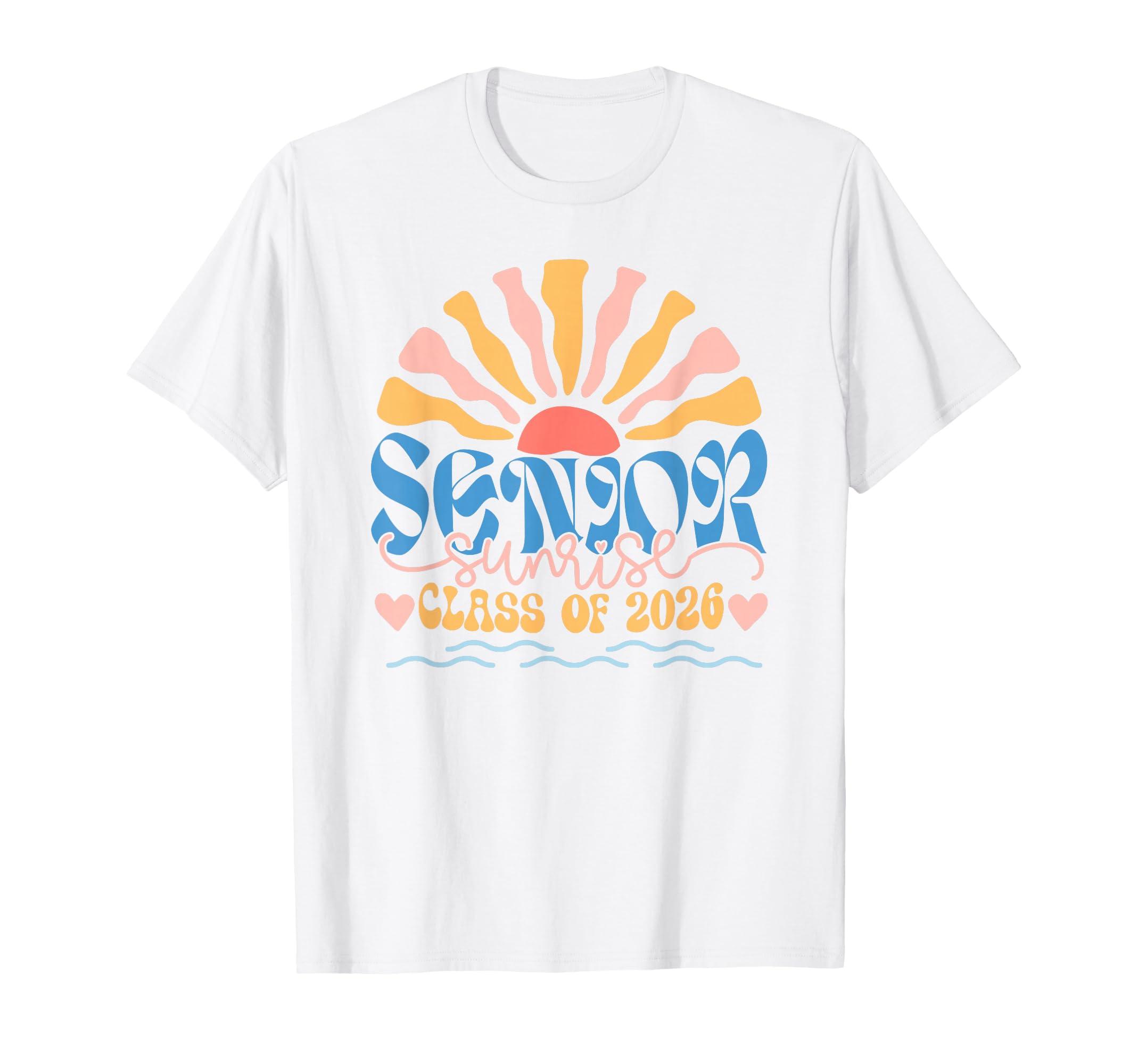 Senior Sunrise 2026 Boho Colorful T-Shirt - Streetwear Style for Adults - T-Shirt, Sweatshirt, Hoodie