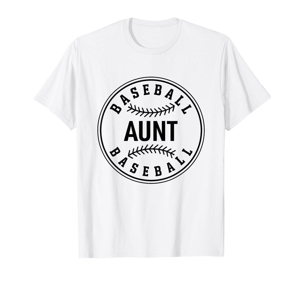 Baseball Aunt Sports Lover Auntie T-Shirt - Aesthetic Graphic Men Women - T-Shirt, Sweatshirt, Hoodie