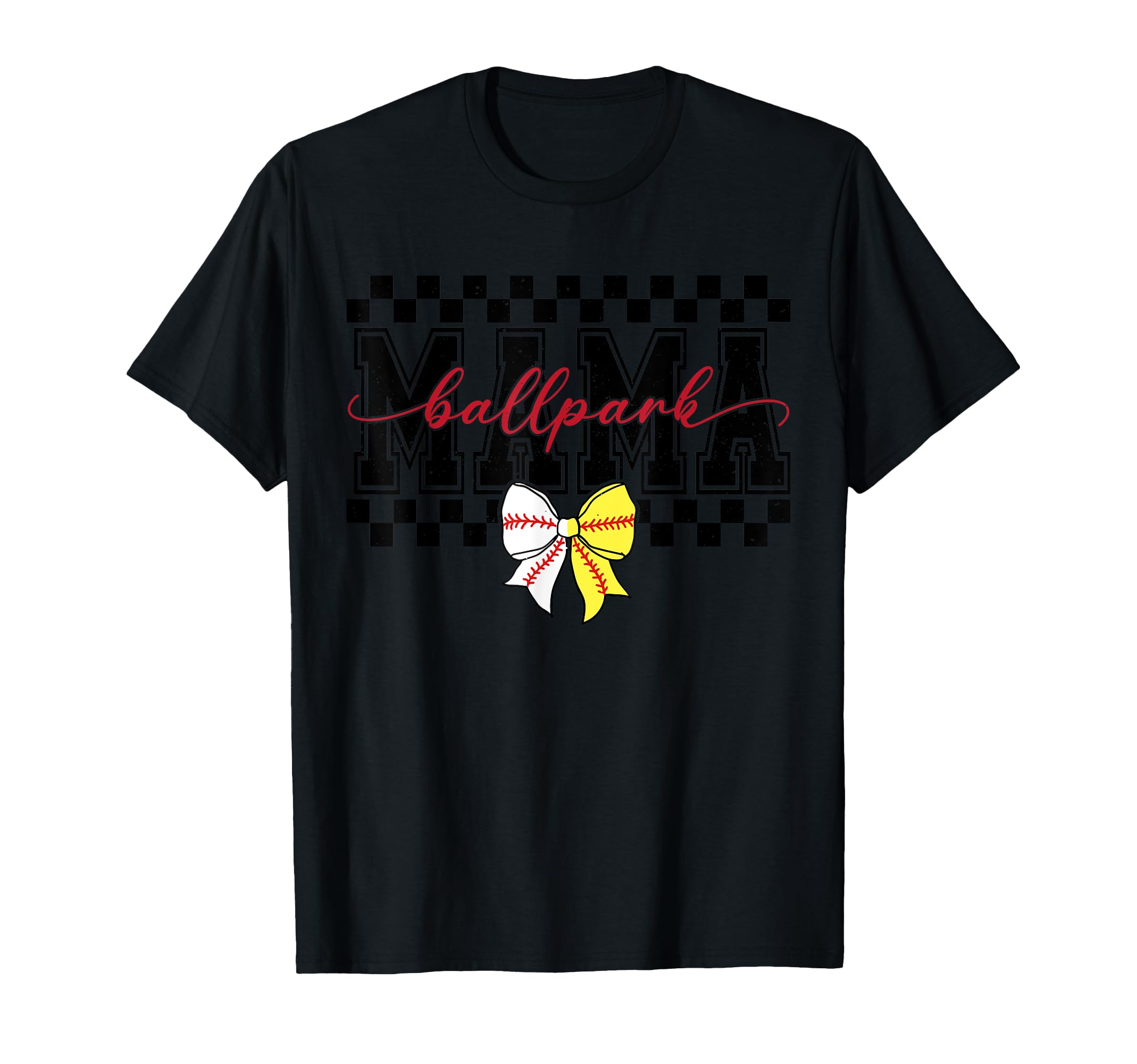 Ballpark Mom Mama Baseball Softball T-Shirt - Aesthetic Graphic for Adults - T-Shirt, Sweatshirt, Hoodie