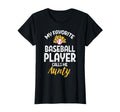 Favorite Baseball Player Aunty Sunflower T-Shirt - Custom Art Print Unisex - T-Shirt, Sweatshirt, Hoodie